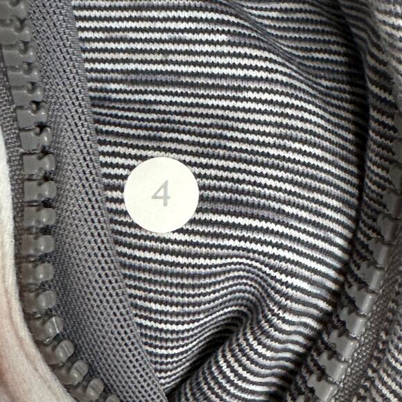 Lululemon Define Jacket Gray White Size 4 - Picture 5 of 6
